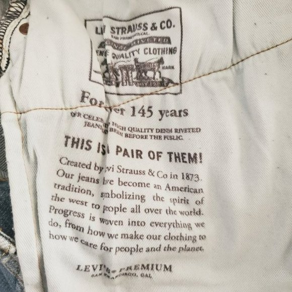 Levi's Men's 514 Jeans Medium Wash Sz 32 X 34 - Picture 11 of 13